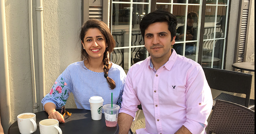 Negar Borghei and Alvand Sadeghi - Cafe