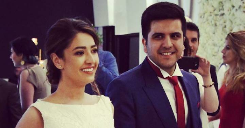 Negar Borghei and Alvand Sadeghi getting married