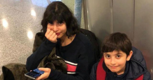 Dorsa Ghandchi and her brother, Parsa