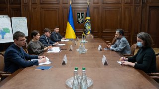 Hamed Esmaeilion met with Prosecutor General of Ukraine, Iryna Venediktova.