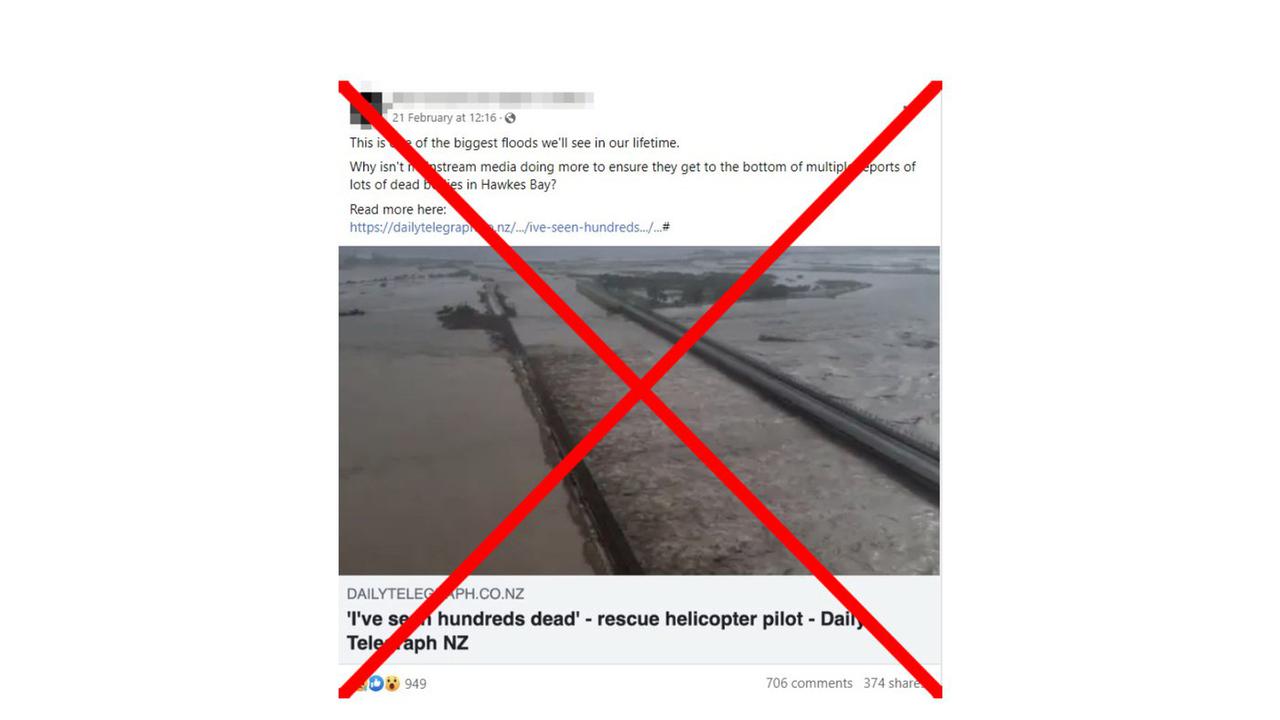 A screenshot of the Facebook post
