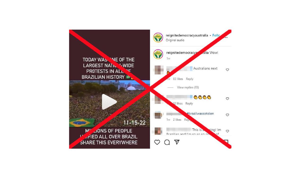 A screenshot of the Instagram post
