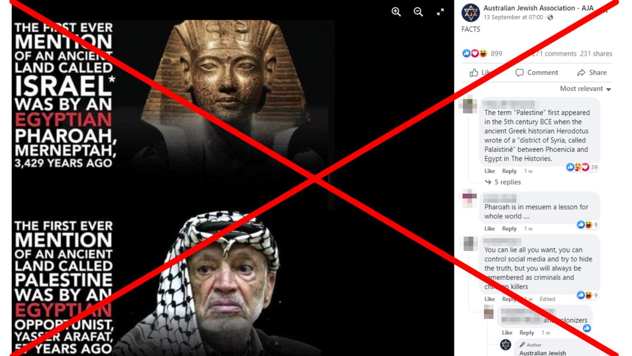 A screenshot of the Facebook post.