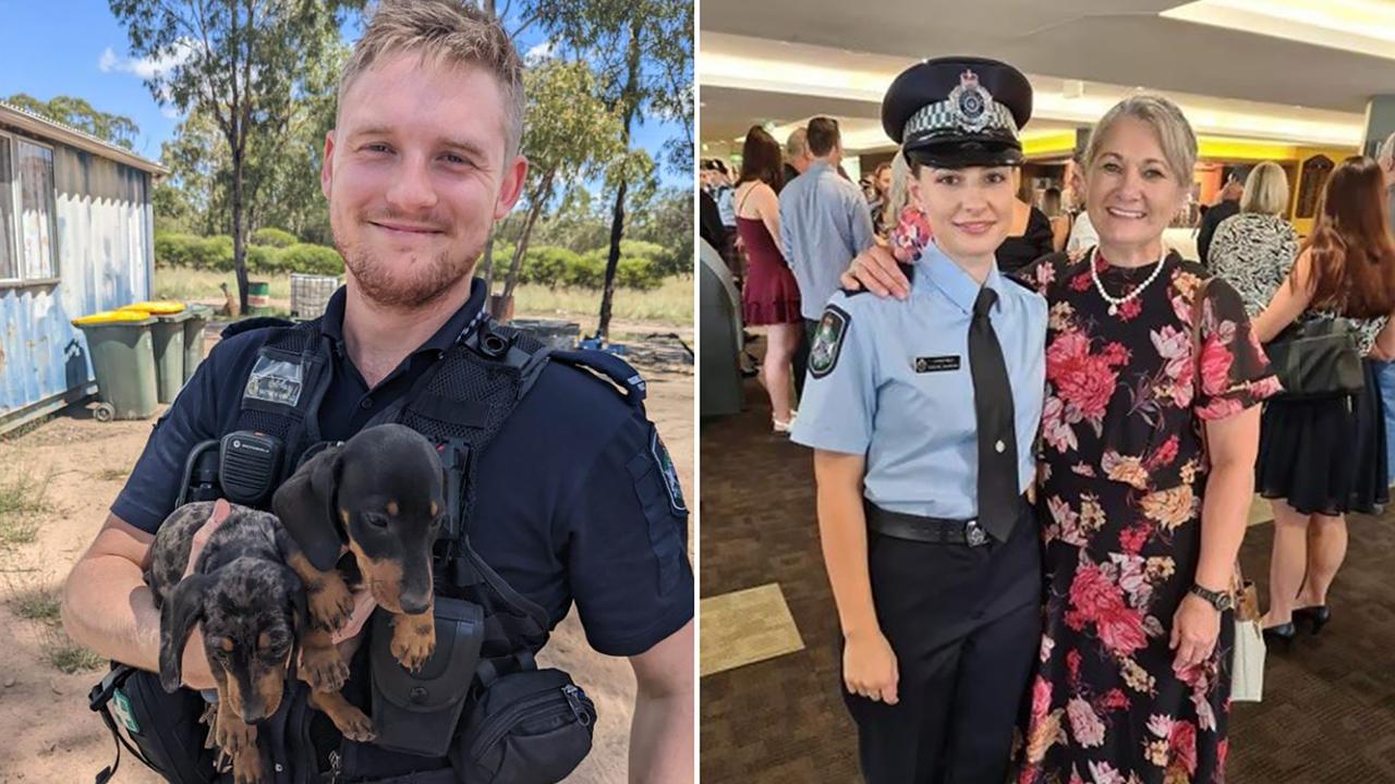 Constable Matthew Arnold (left) and Constable Rachel McCrow