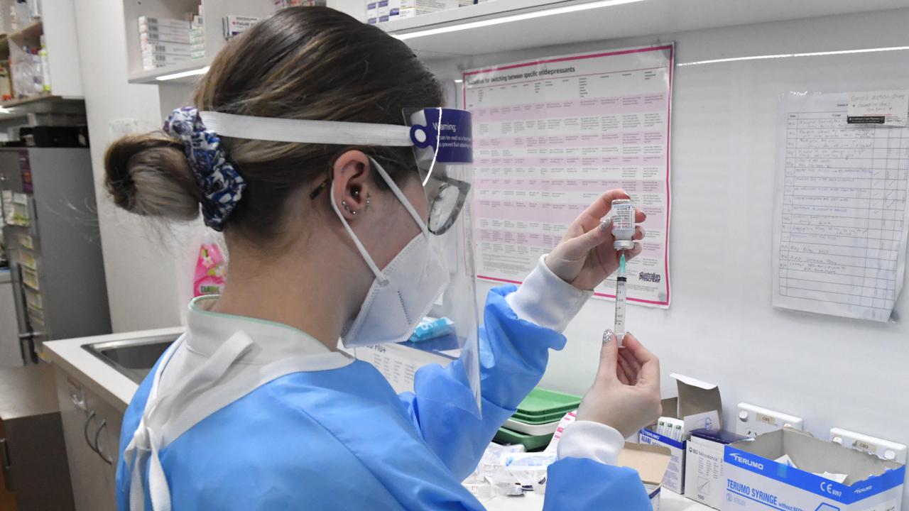 Pharmacist with Modern vaccine