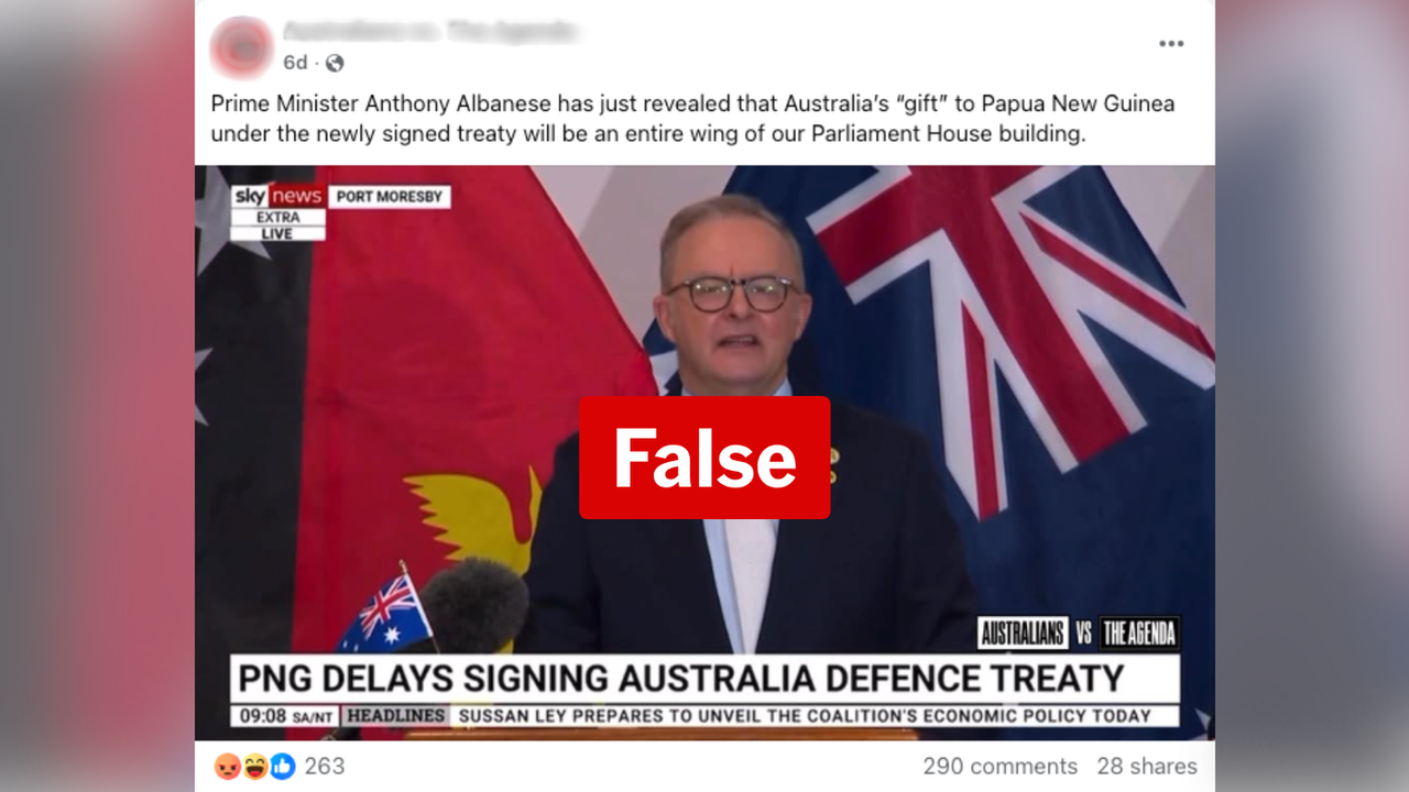 A screenshot of a Facebook post.