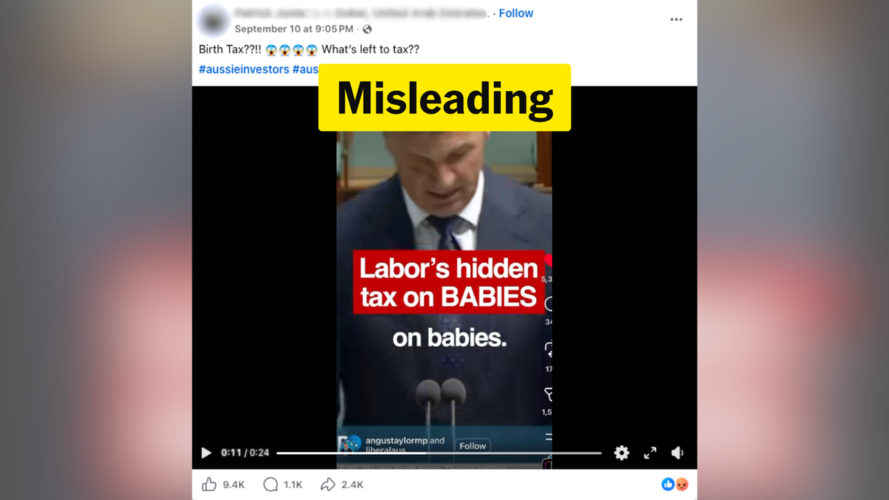 A screenshot of a Facebook post.