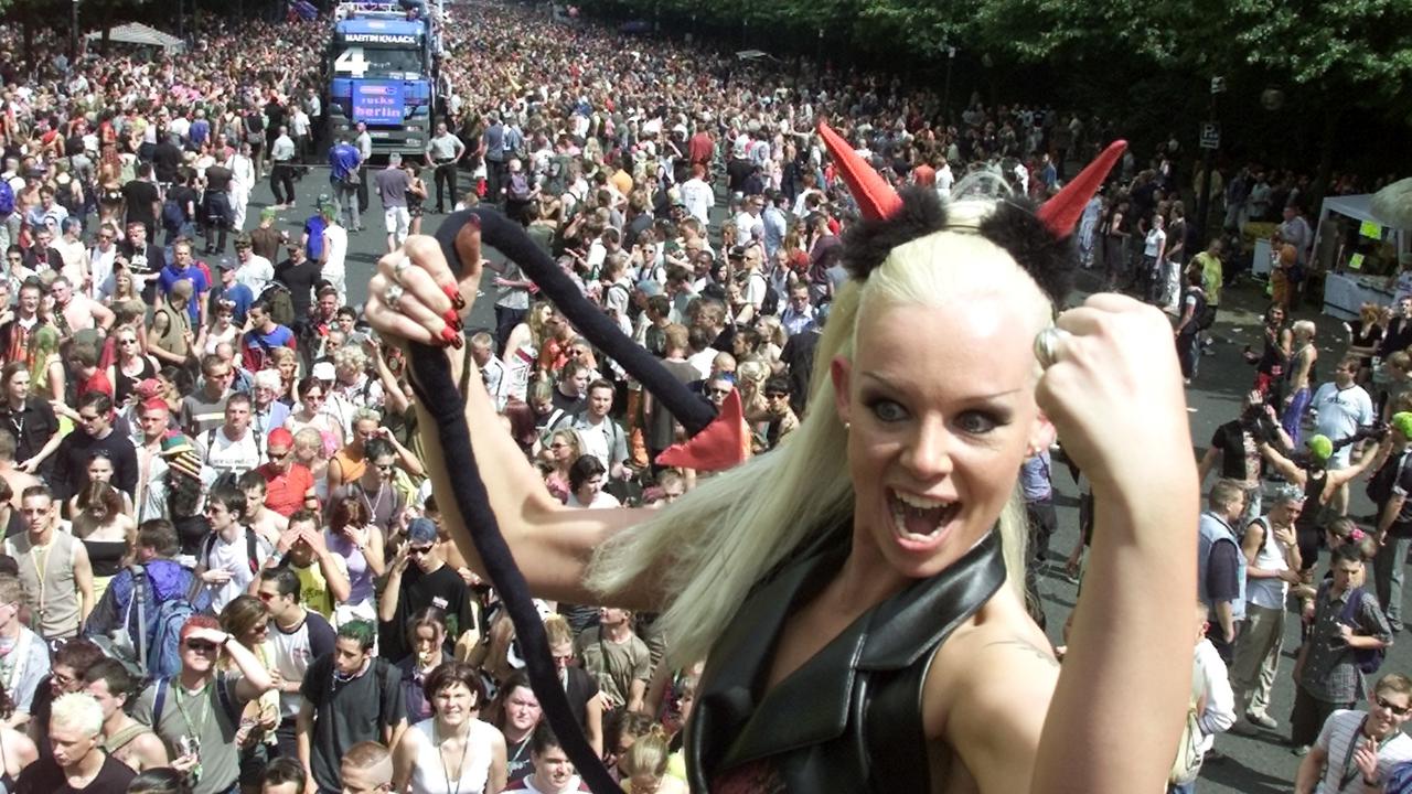 A raver at Berlin's Love Parade.