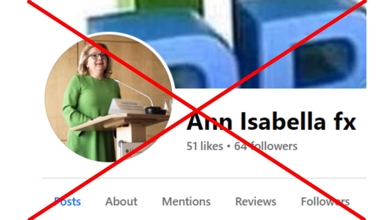 A screenshot of the profile image from the Facebook page.