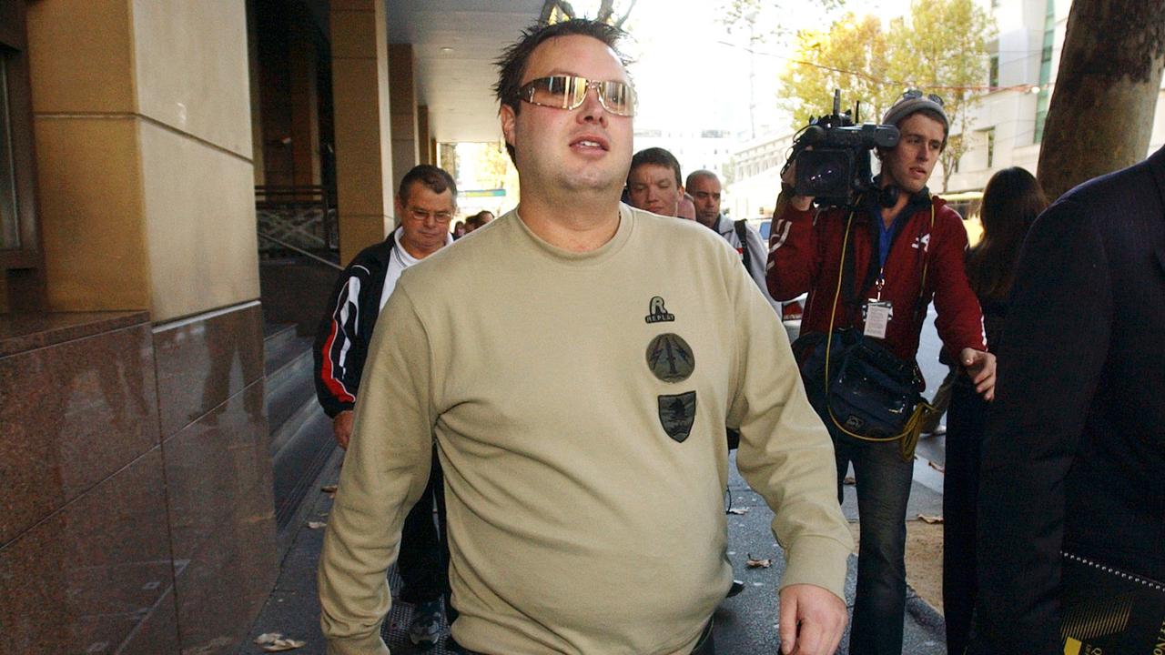 Carl Williams leaves Melbourne Magistrates Court (file image)