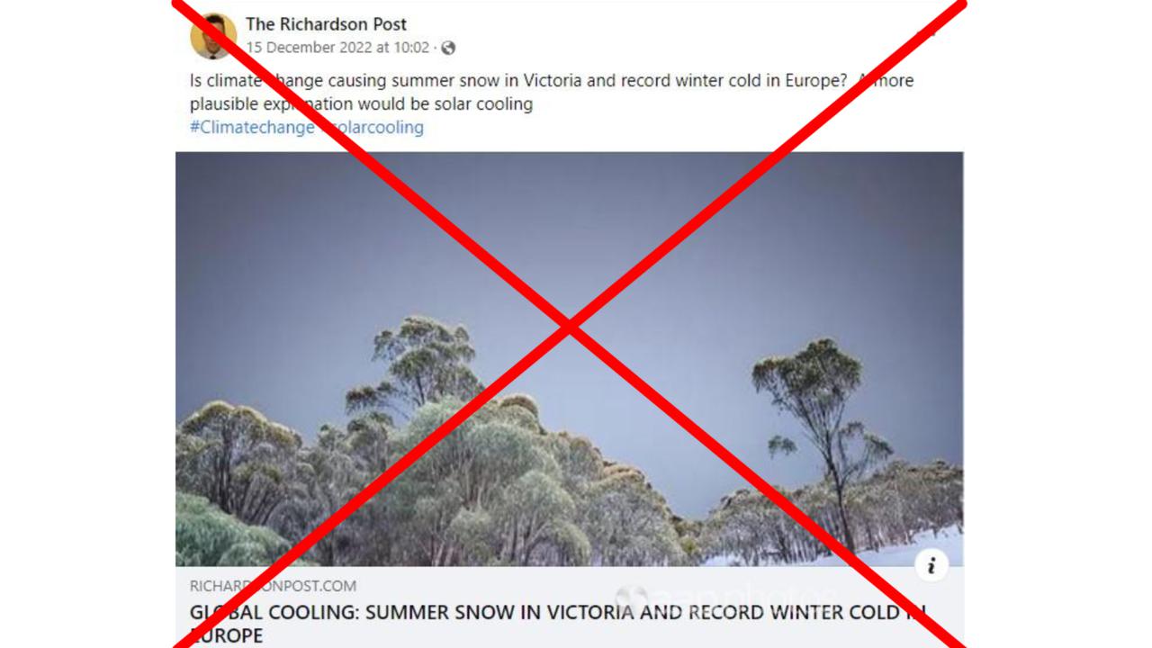 A screenshot of the Facebook post.