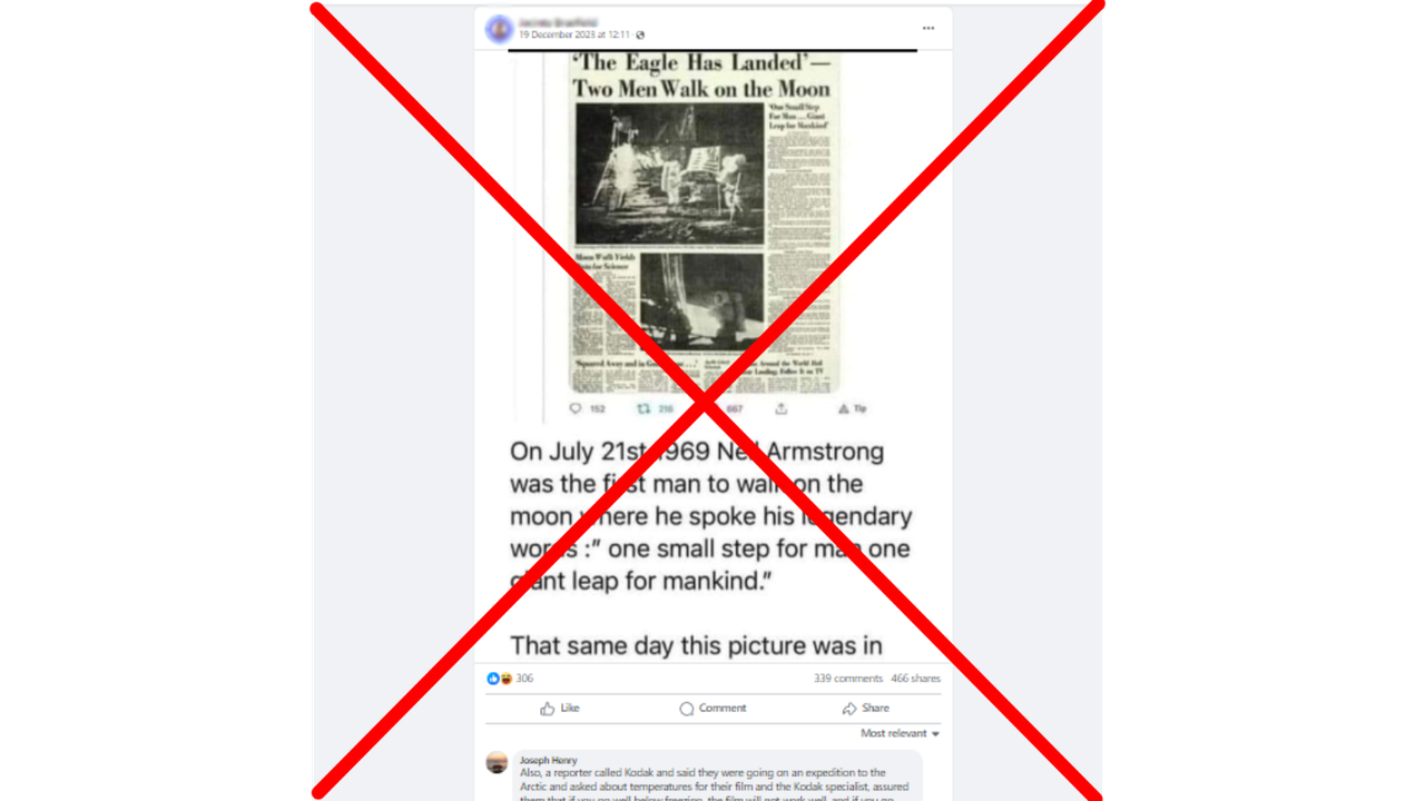 Facebook post
