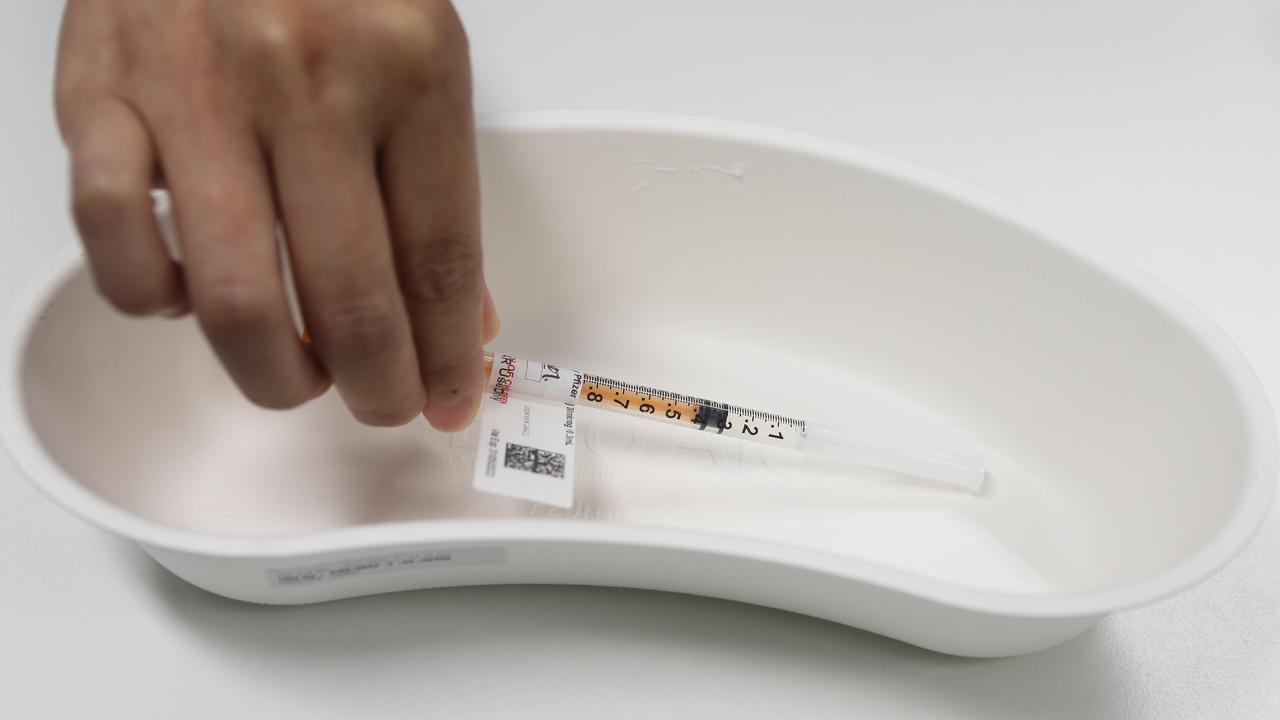 A Covid-19 vaccine (file image)