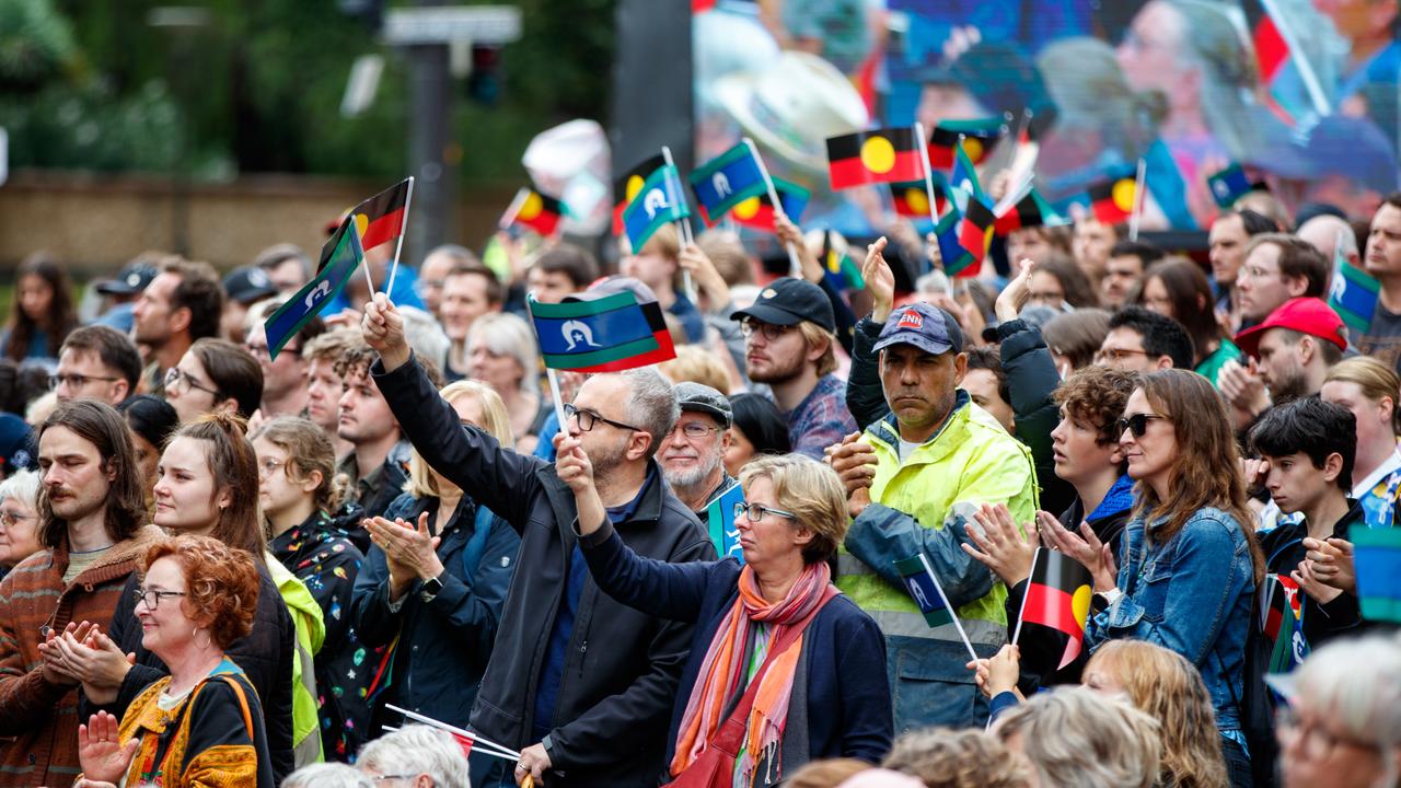 People outside South Australia's parliament (file image)