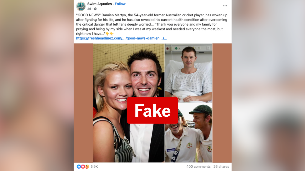 A screenshot of a Facebook post. 