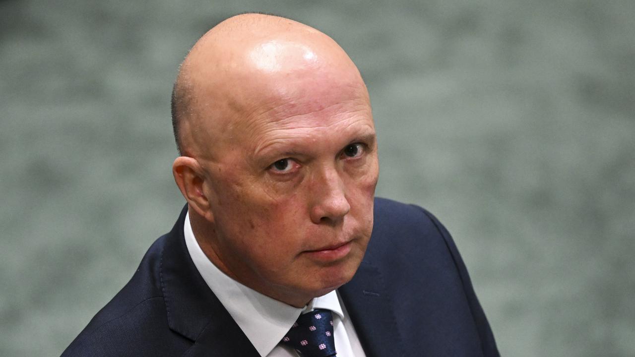 Opposition Leader Peter Dutton