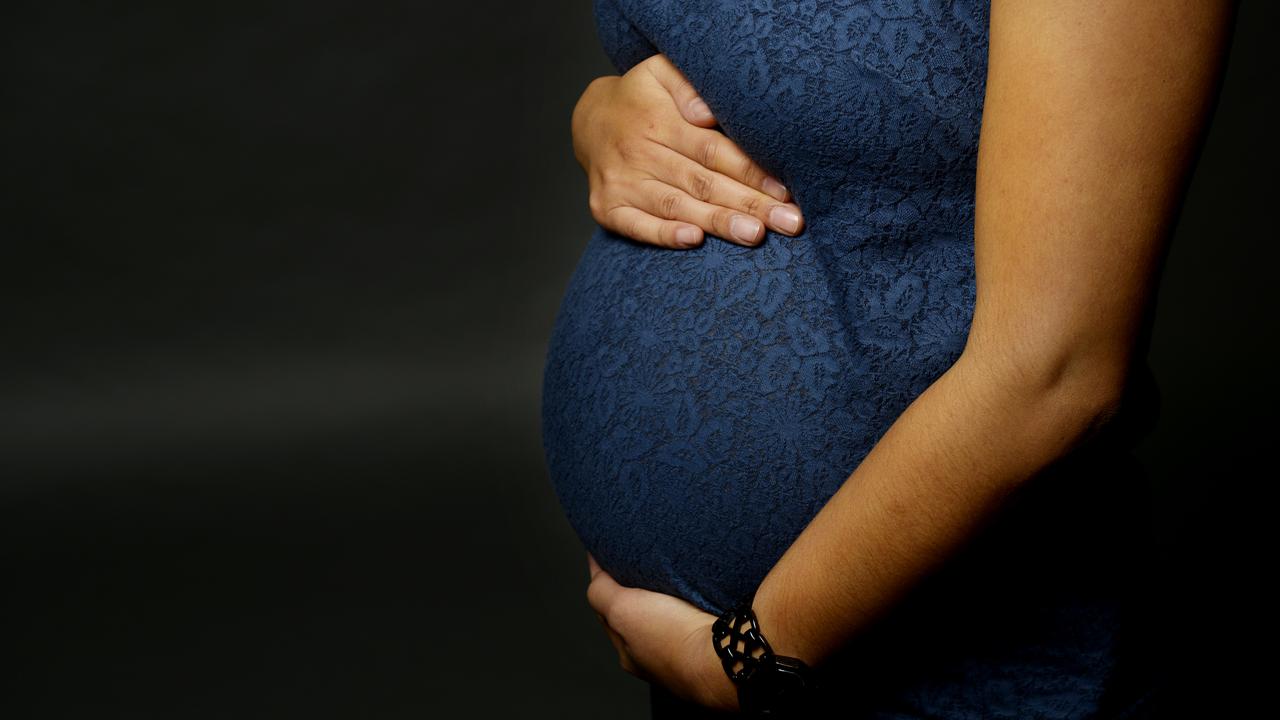 A pregnant woman