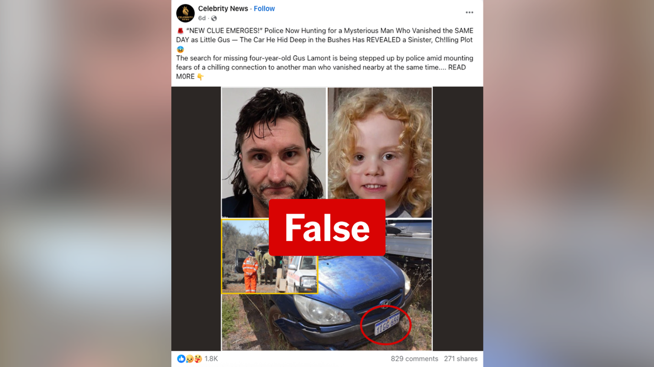 A screenshot of a Facebook post.