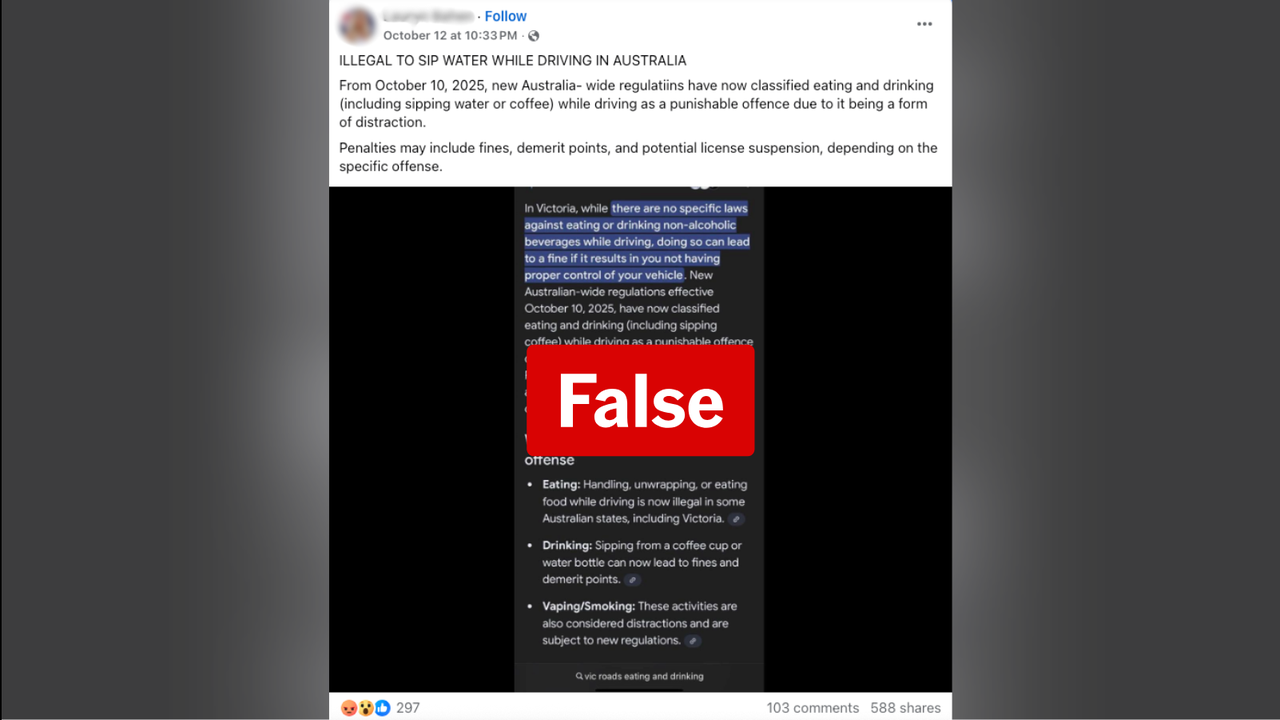 A screenshot of a Facebook post.