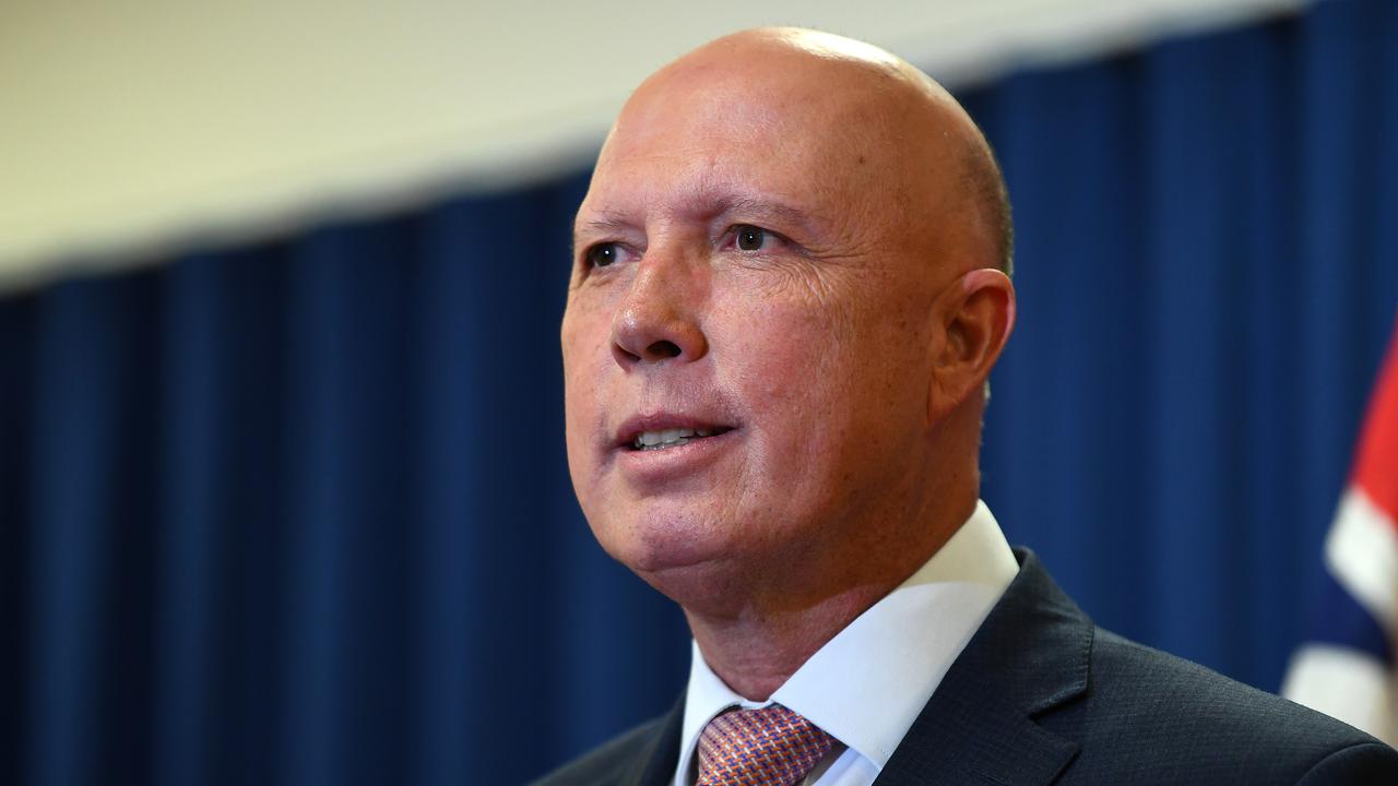 Leader of the Opposition Peter Dutton.