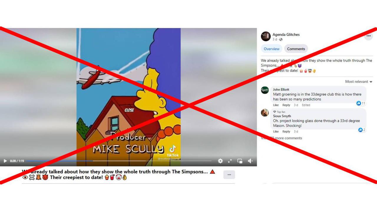 It is claimed an episode of The Simpsons depicts cloud seeding.