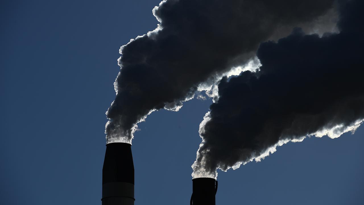 Emissions from a factory.
