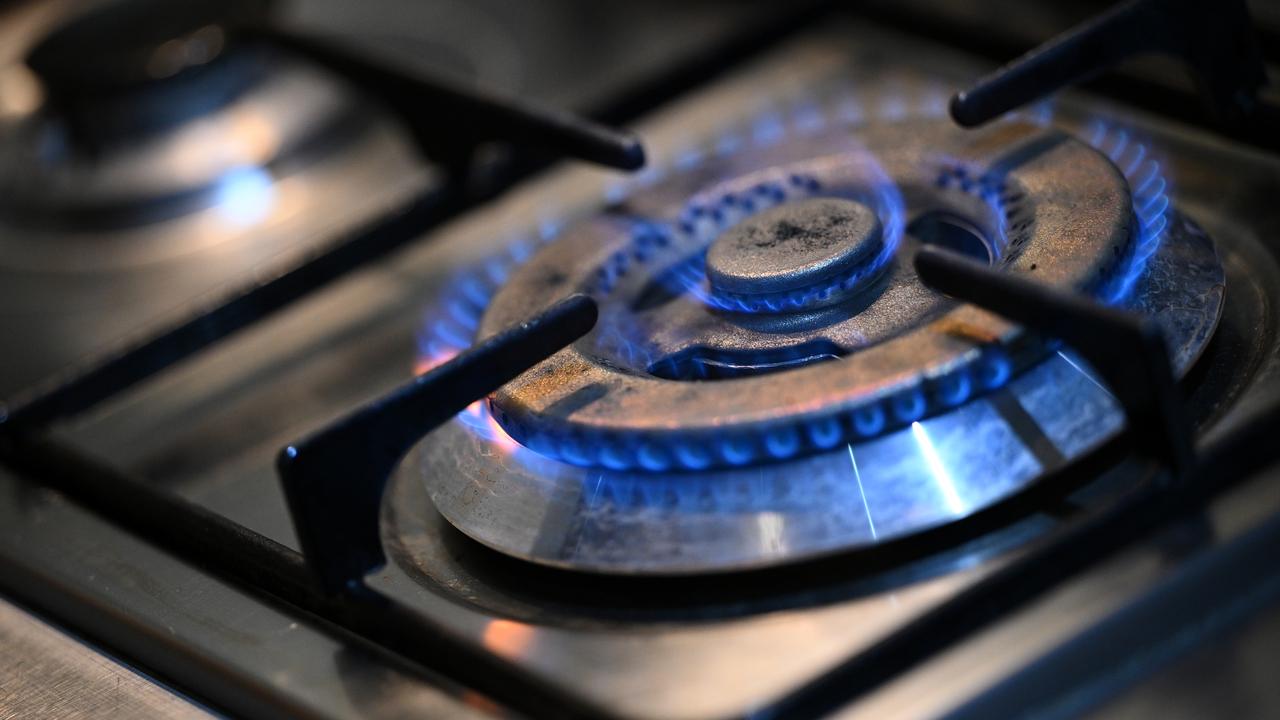 A kitchen gas stove burner June 16, 2022