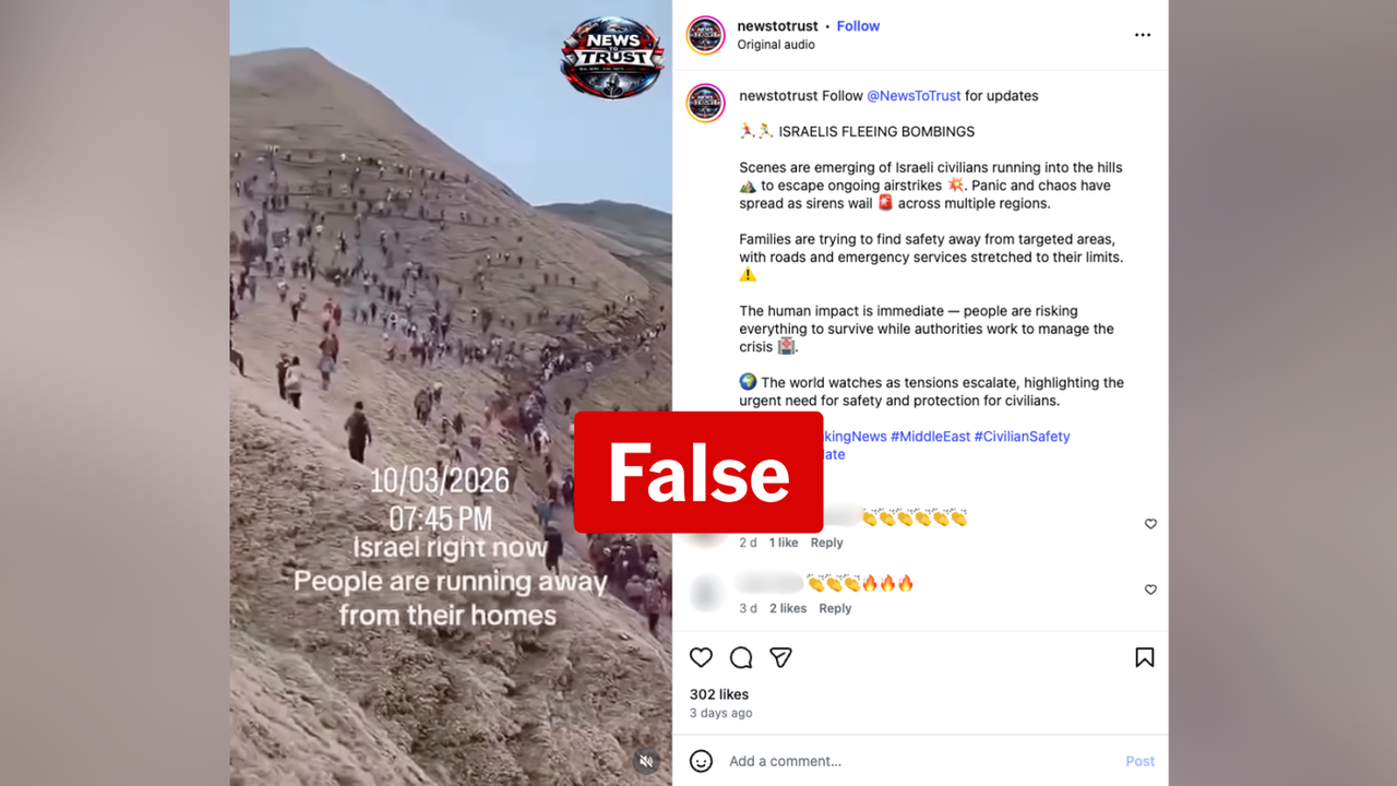 A screenshot of an Instagram post.