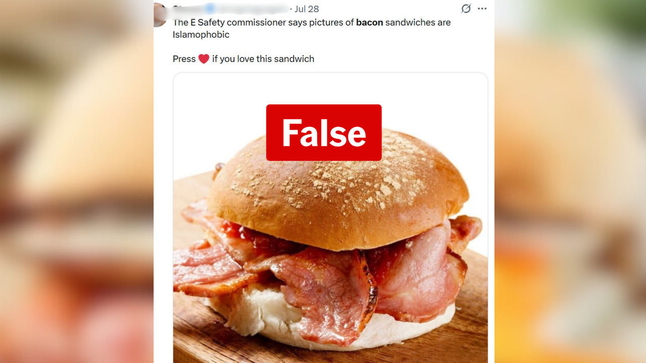 Screenshot of a social media post.