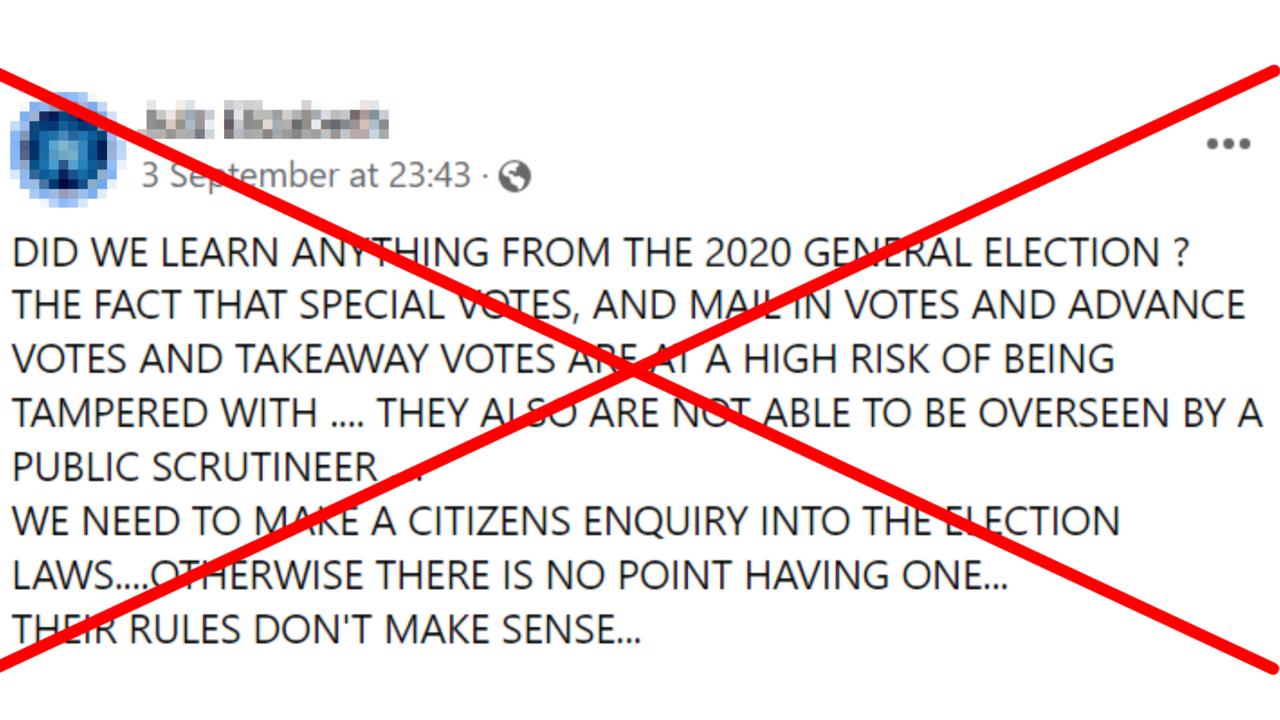 A screenshot of the Facebook post.