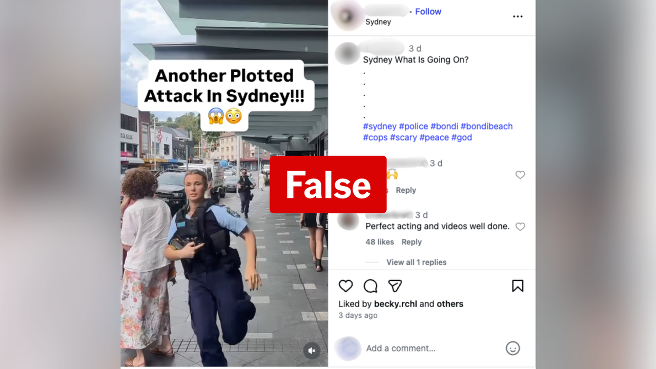 A screenshot of an Instagram post.