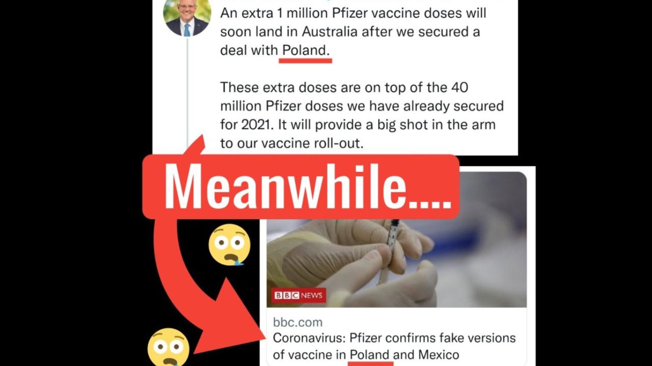 The Facebook post