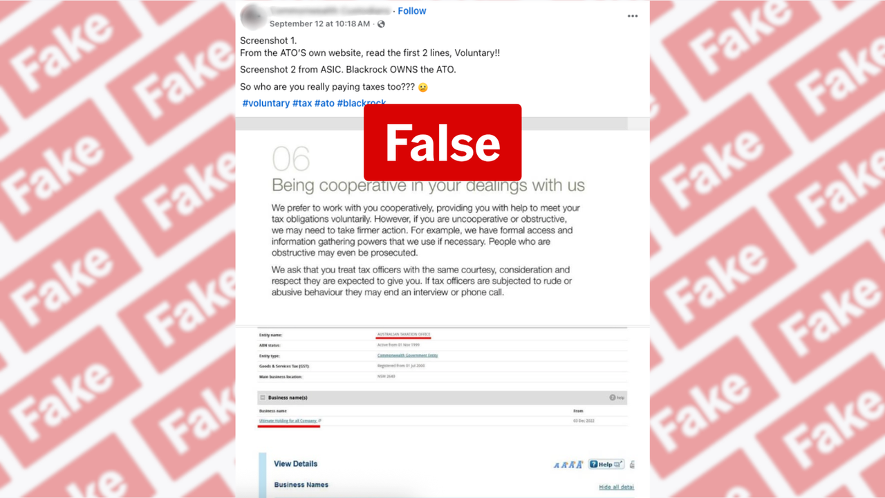 A screenshot of a Facebook post.