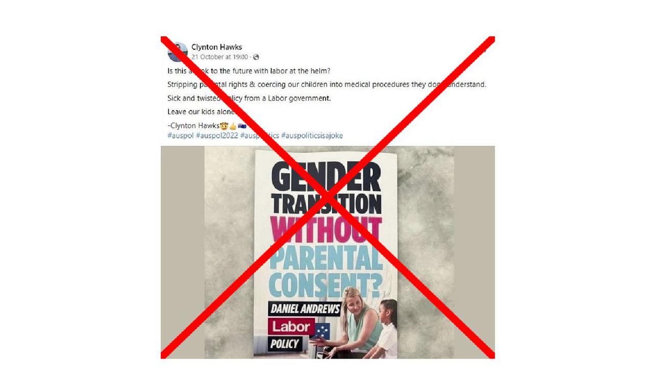 A screenshot of the Facebook post