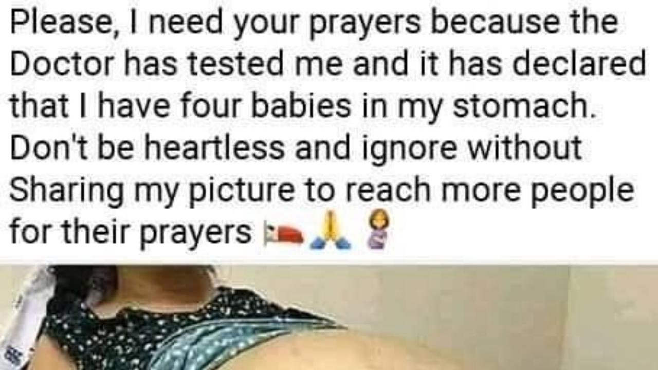 A Facebook post