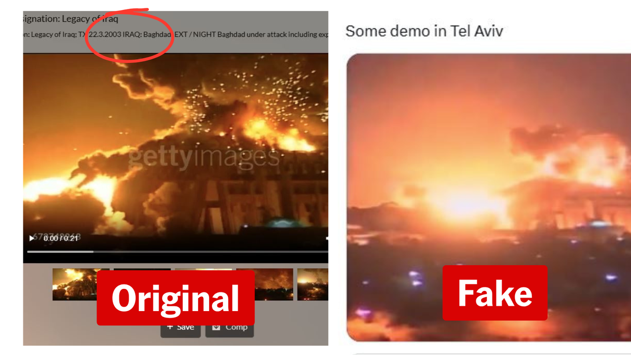 Side by side screenshots.