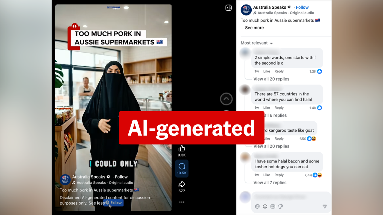 A screenshot of a Facebook video.