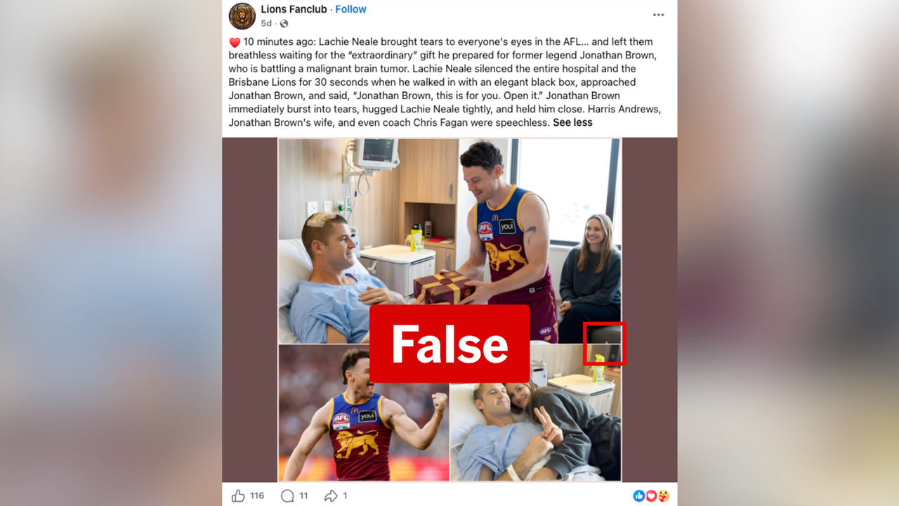 A screenshot of a Facebook post.