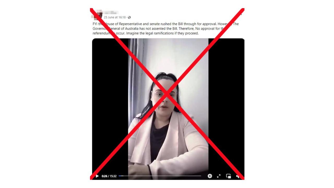 A Facebook post