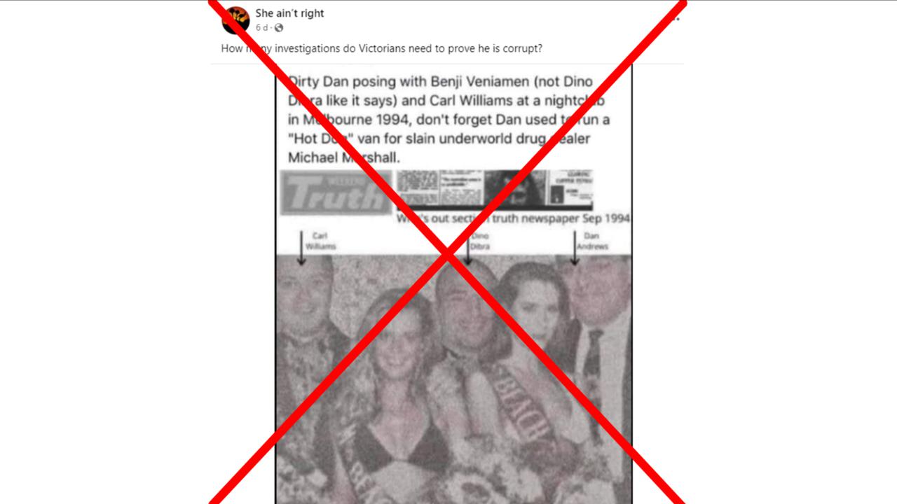 A screenshot of the Facebook post.