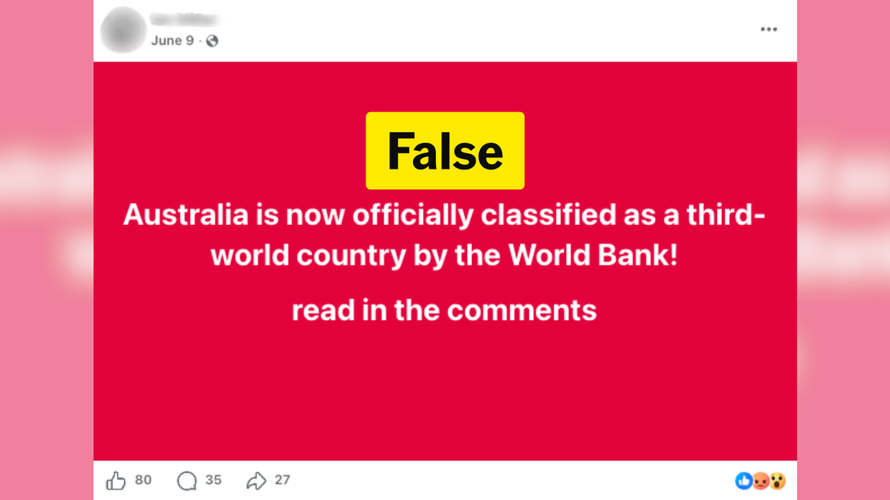 A screenshot of a Facebook post.