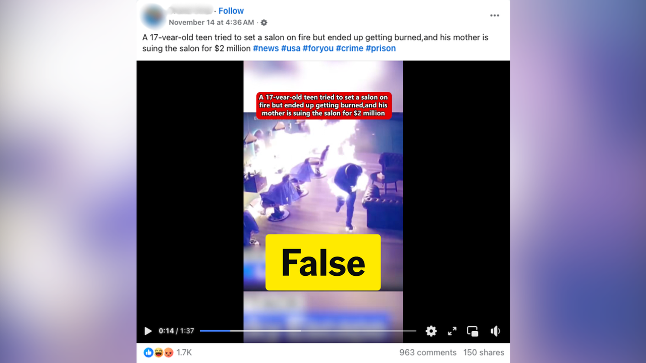 A screenshot of a Facebook post.