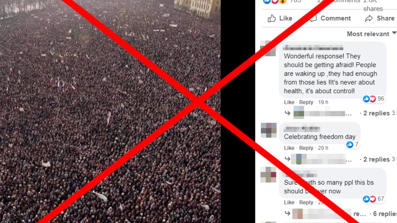 A screenshot of the Facebook post.