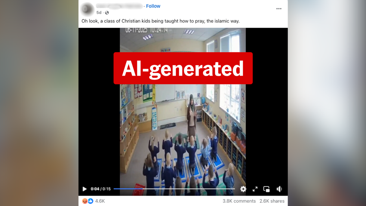 A screenshot of a Facebook post.