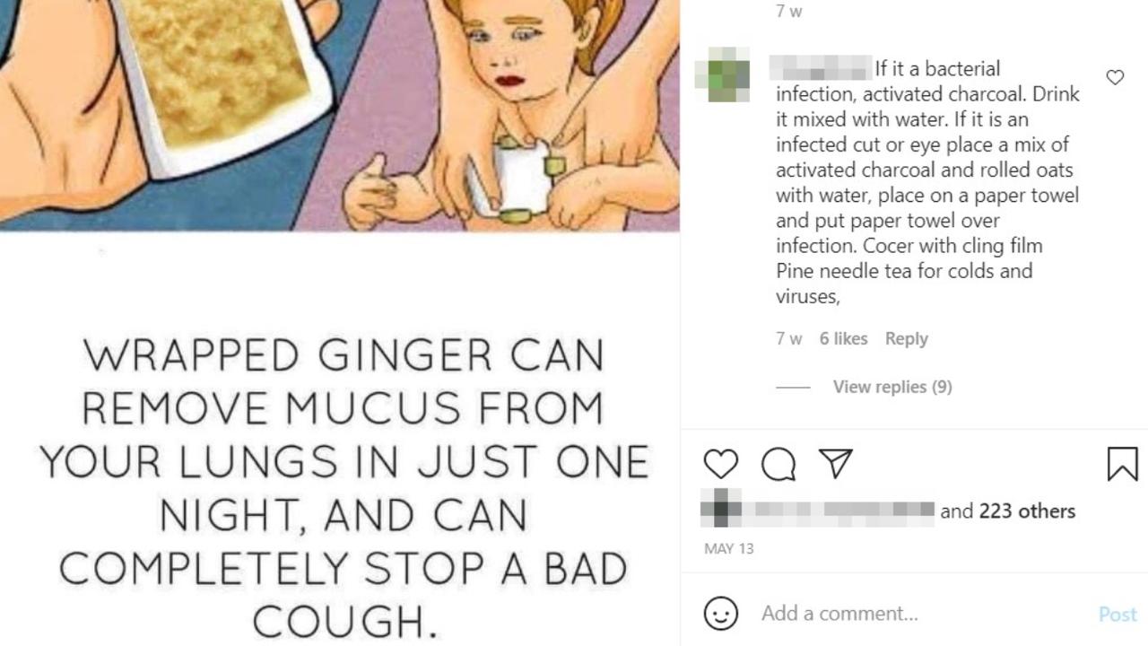 The Instagram post