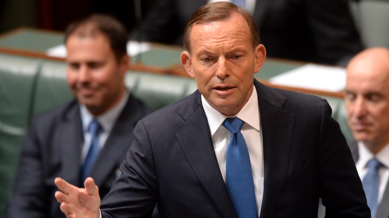 Prime minister Tony Abbott delivers his 2014 valedictory speech
