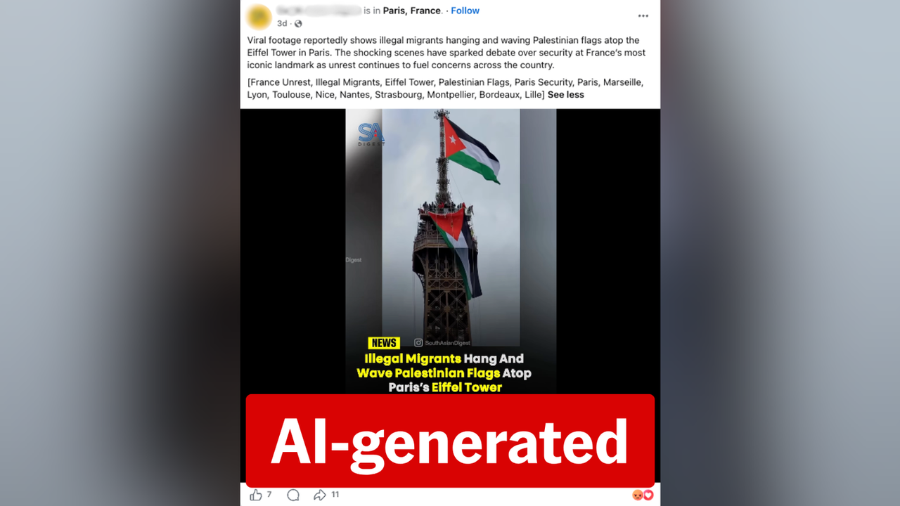 A screenshot of a Facebook post.