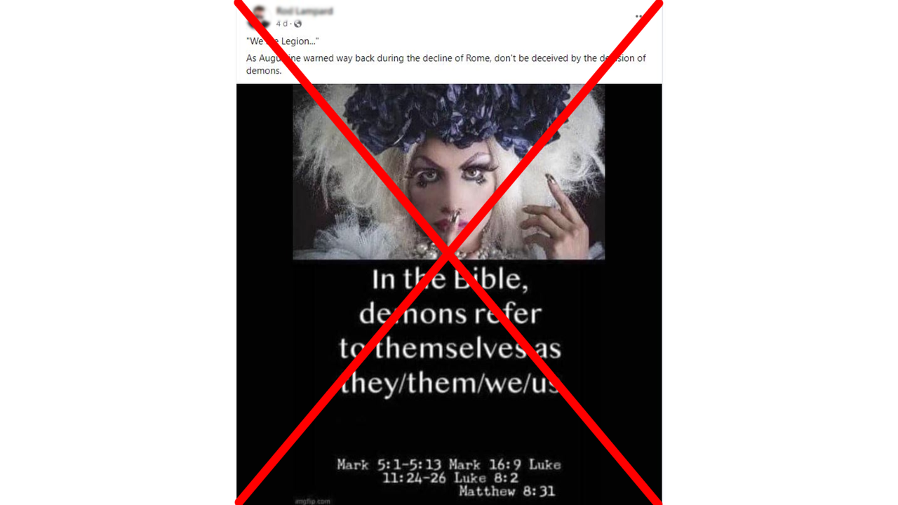 False pronoun bible claim