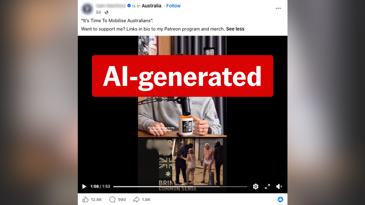 A screenshot of a Facebook video.