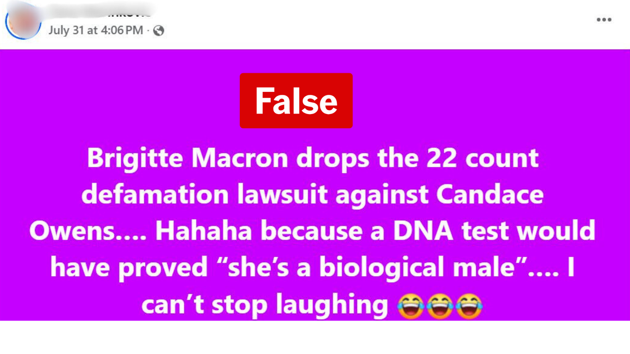 Screenshot of a social media post